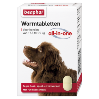 Beaphar Worming agent All-in-One dog (17.5 - 70kg) 2st