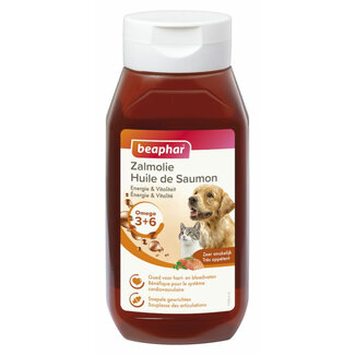 Beaphar Beaphar Zalmolie - Voedingssupplement - Huid - Vacht - Zalm 430 ml