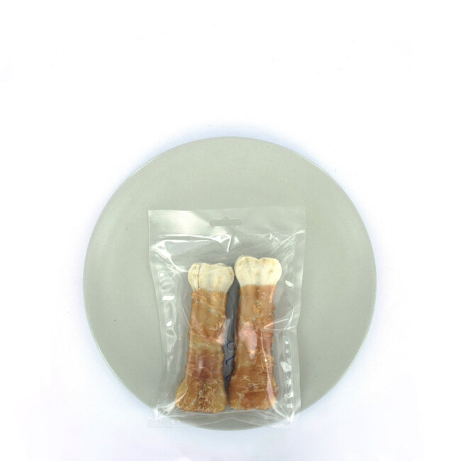 Wit bot met kip 12,5cm 2st