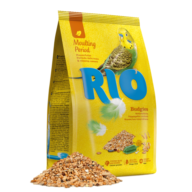 RIO Feed for budgies. Moulting period feed