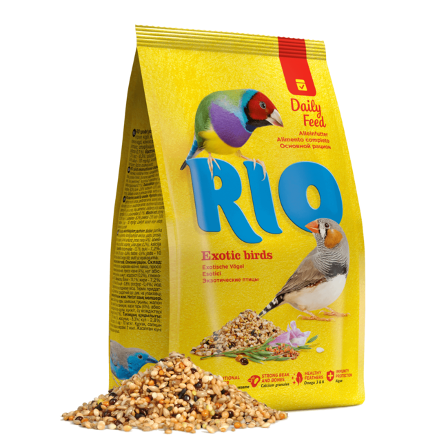 RIO Feed for exotic birds. Daily feed