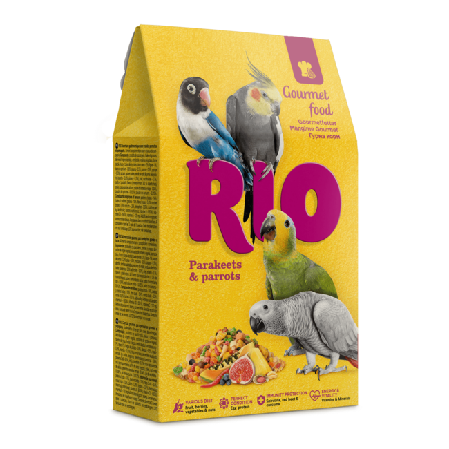 RIO Gourmet food for parakeets and parrots, 250 g