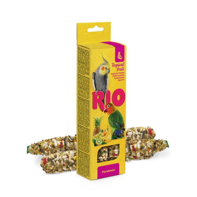 RIO Sticks for parakeets with tropical fruit, 2x75 g
