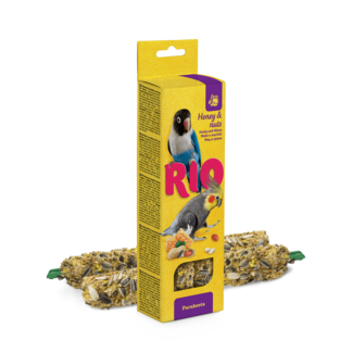 RIO RIO Sticks for parakeets with honey and nuts, 2x75 g