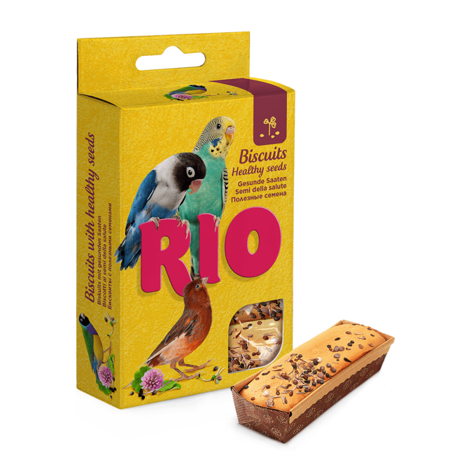 Biscuits for all birds with healthy seeds, 5x7 g