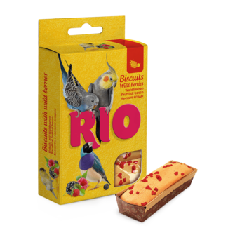 RIO RIO Biscuits for all birds with wild berries, 5x7 g