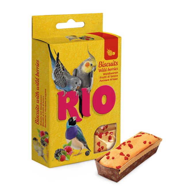 Biscuits for all birds with wild berries, 5x7 g