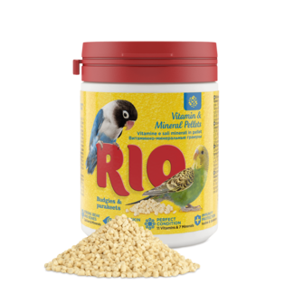 RIO RIO Vitamin and mineral pellets for budgies and parakeets, 120 g