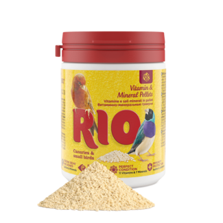 RIO RIO Vitamine & Mineralenkorrels voor kanaries, exotische vogels en andere kleine vogels, 120 g