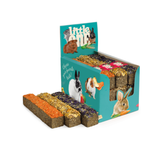 Little One Little One Nibble Stick of Meadow Grasses (Carrot, Cheesy Herb Flowers, Marigolds), 9x85 g