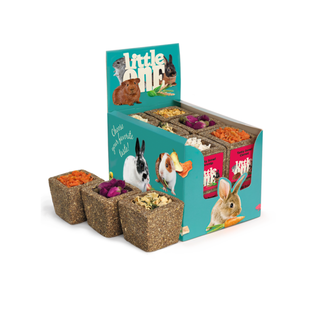 Smakelijke Schaal van Weidegrassen (Appel, Wortel, Pastinaak, Pompoen, Rozenknoppen, Courgette), 12x65 g