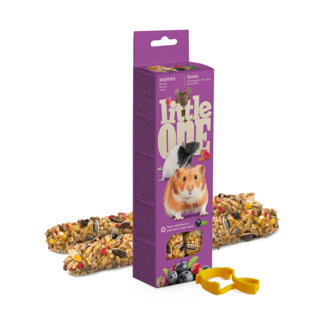 Sticks Voor Hamsters, Ratten, Muizen En Woestijnratten Met Bessen, 2x60 g