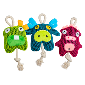 Jack & Vanilla Jack & Vanilla VELVETIES Frog-Pig-Cow-28cm