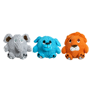 Jack & Vanilla Jack & Vanilla VELVETIES Lichaamsbal Hond-Leeuw-Olifant-15cm