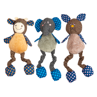 Jack & Vanilla Jack & Vanilla VELVETIES Rabbit-Elephant-Cow-38cm