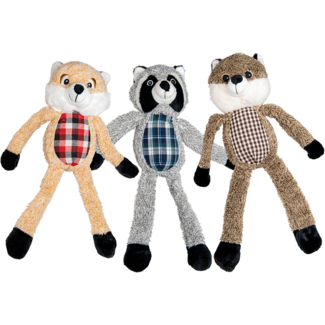 Jack & Vanilla Jack & Vanilla VELVETIES Wasbeer-Wolf-Vos-44cm