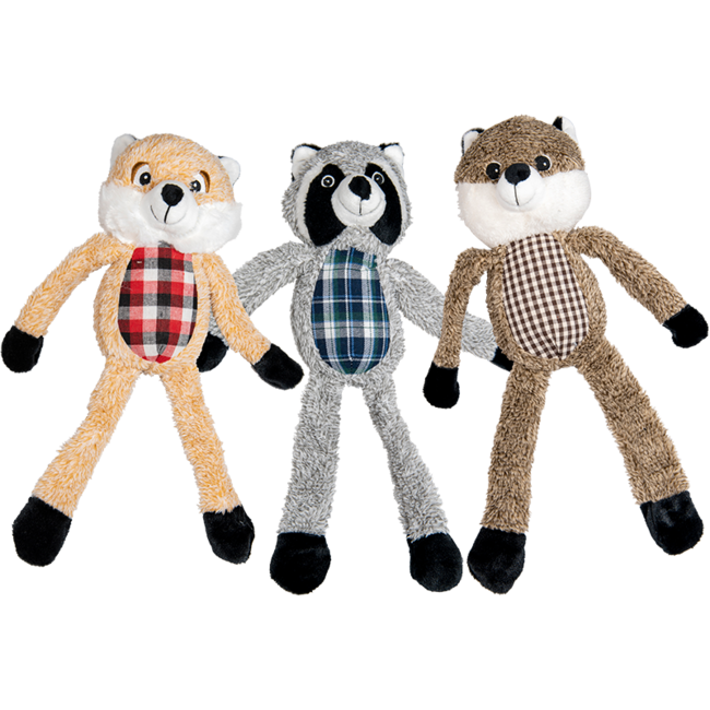 VELVETIES Wasbeer-Wolf-Vos-44cm