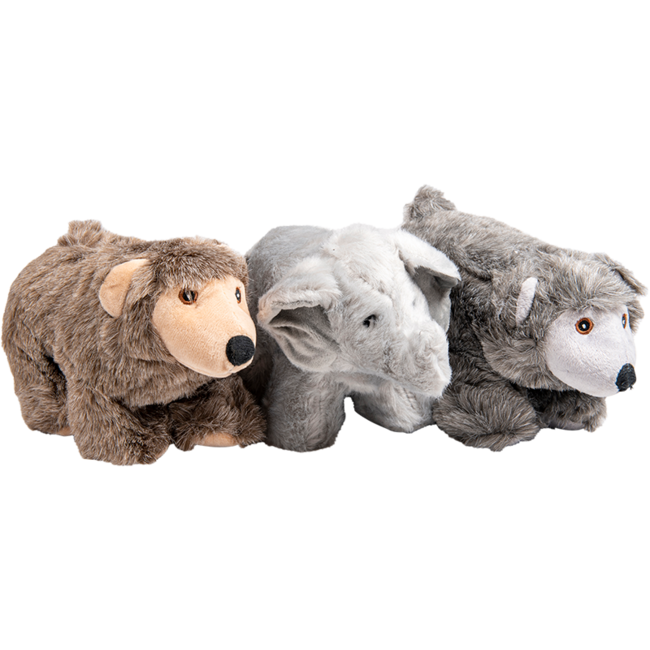 VELVETIES Beer-Grizzly-Olifant-23cm