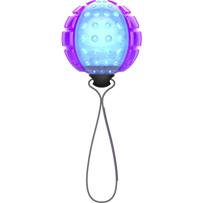 PUSH TO MUTE Ball Purple/Blue 13cm