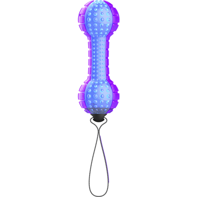 PUSH TO MUTE Dumbbell Purple/Blue