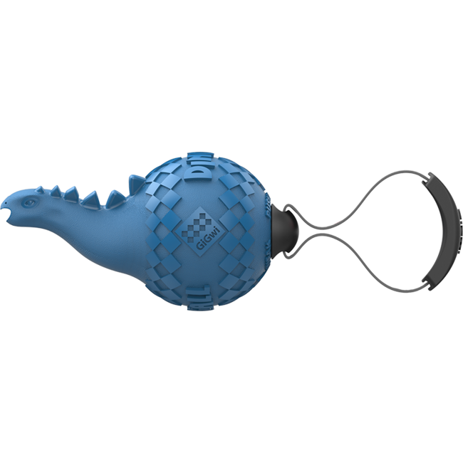 PUSH TO MUTE DINOBALL Apatosaurus Lichtblauw