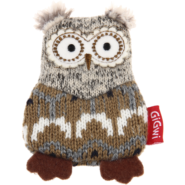 PLUSH FRIENDZ Owl Grey/Brown