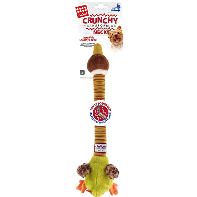 CRUNCHY NECK Eend Groen-S 33cm