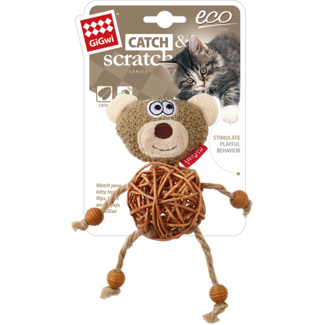 Eco Line ECO LINE Wood With Catnip Bear