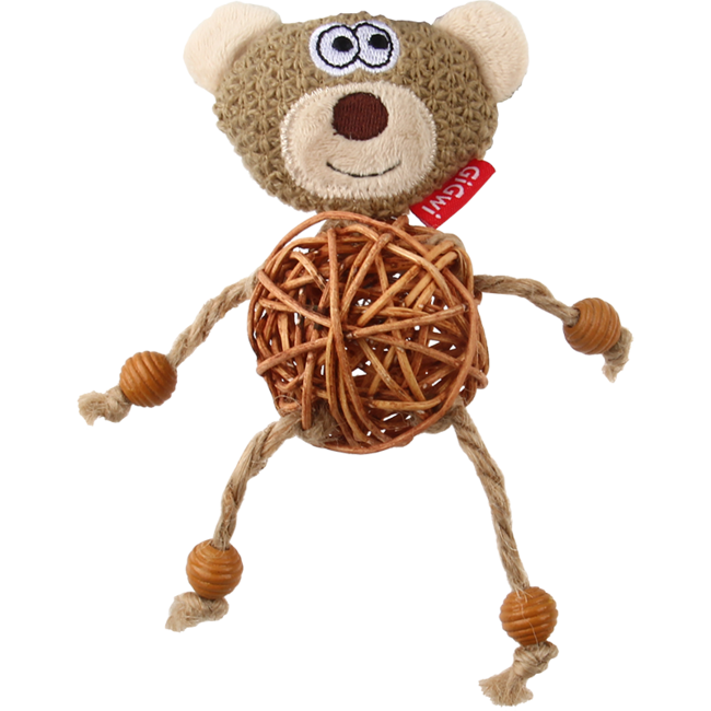 ECO LINE Wood With Catnip Bear