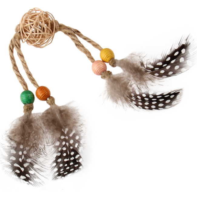 ECO LINE Rammelaar Hout Met Veren