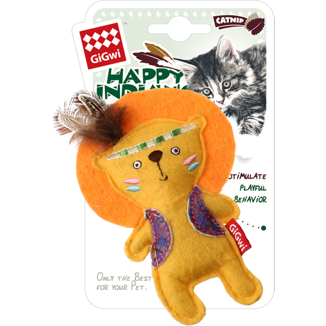 HAPPY INDIANS Catnip Lion