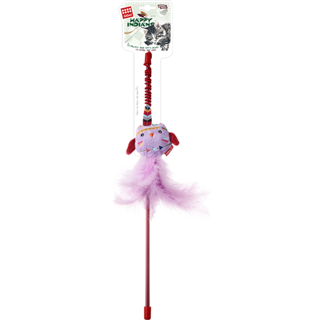 HAPPY INDIANS Cat Fishing Rod Owl