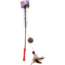 Cat Fishing Rod With Plush Tail Red