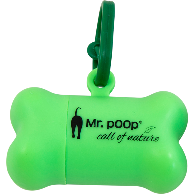 Houder groen+2 Rolletjes-Groen motief