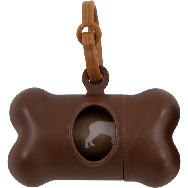 Dispenser brown+2 Rolls-Brown print