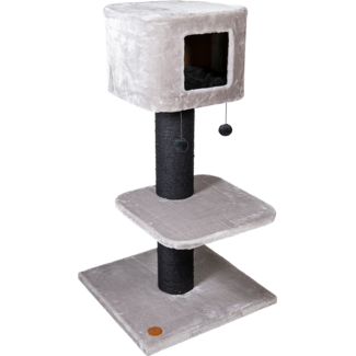 Jack & Vanilla Jack & Vanilla Scratch Post Judy Gray-Black-60x60x115cm