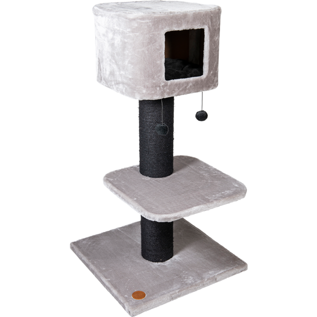 Scratch Post Judy Gray-Black-60x60x115cm