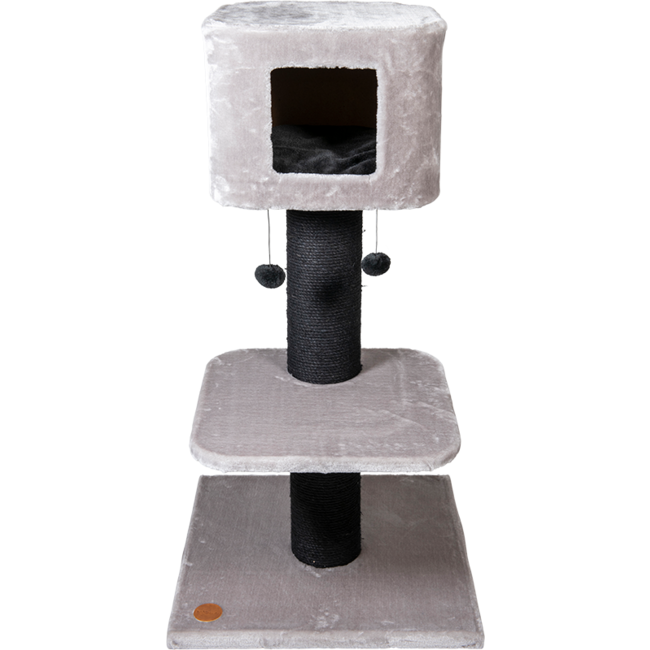 Scratch Post Judy Gray-Black-60x60x115cm