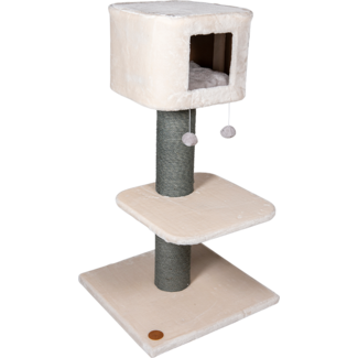 Jack & Vanilla Jack & Vanilla Scratch Post Judy Creme-Gray-60x60x115cm