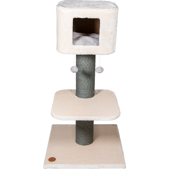 Scratch Post Judy Creme-Gray-60x60x115cm