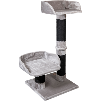 Jack & Vanilla Jack & Vanilla Scratch Post Alice Gray-Black-60x60x130cm
