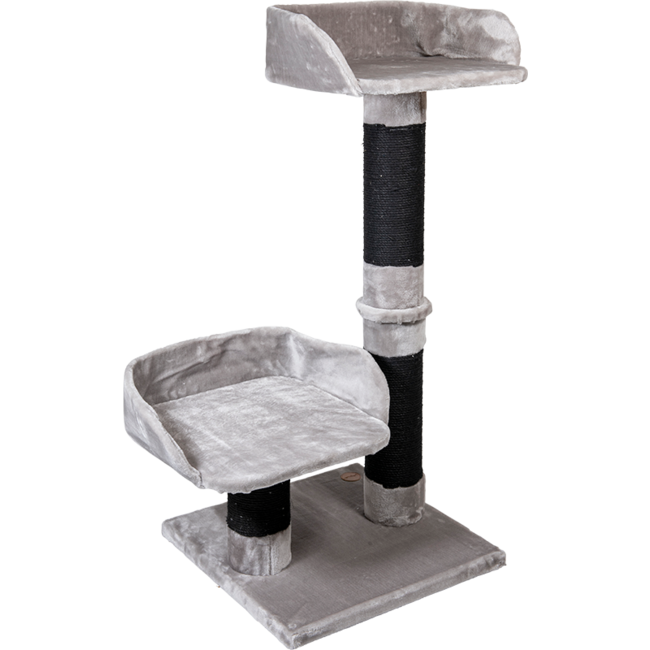 Scratch Post Alice Gray-Black-60x60x130cm