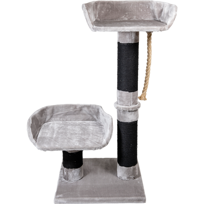 Scratch Post Alice Gray-Black-60x60x130cm