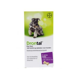 Bayer Drontal for dogs with beef flavour