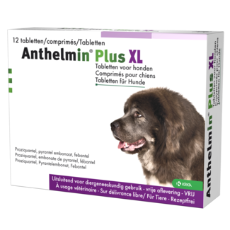 Anthelmin Anthelmin plus XL Dog 12 tabletten