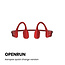 OpenRun Bone conduction hoofdtelefoon - Red