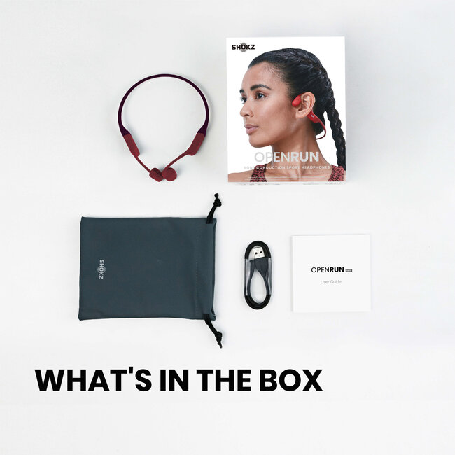 OpenRun Bone conduction hoofdtelefoon - Red