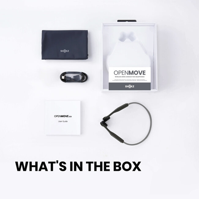 OpenMove Bone conduction hoofdtelefoon - Grey