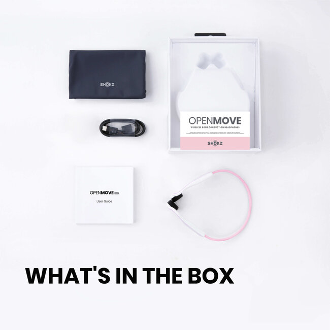 OpenMove Bone conduction hoofdtelefoon - Pink