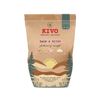 Kivo Kivo Zalm & Rijst - glutenvrij 14 kilo
